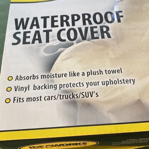 🔥set of 2 Ideaworks Waterproof Seat Cover New - Picture 5 of 5